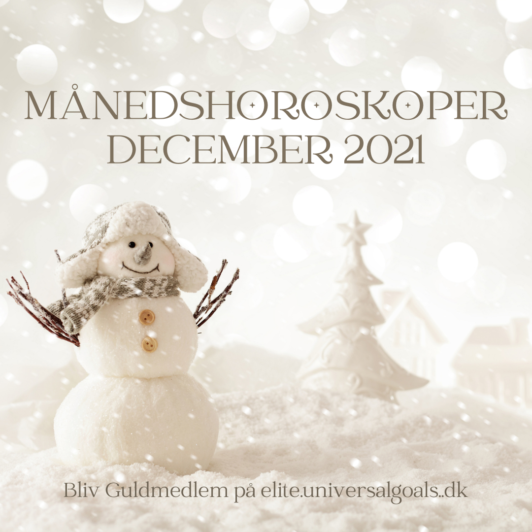 Månedshoroskop december 2021 for dit stjernetegn